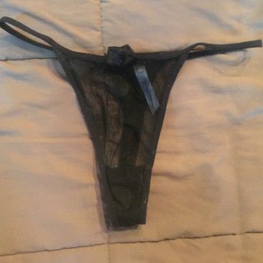 Black G String Style Panties