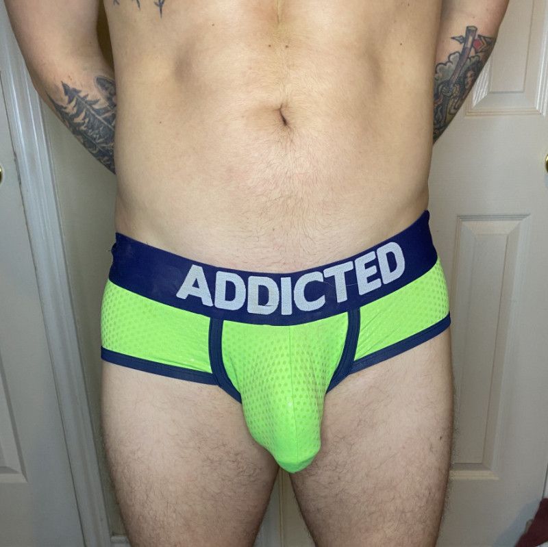 Neon green stripper underwear