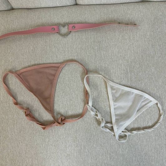 thongs in different colors