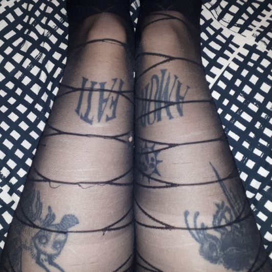 Two patterns nylons pantyhose