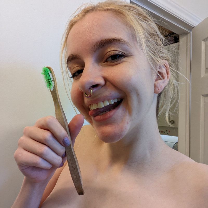 Used toothbrush