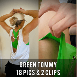 Green Tommy with Pussy view