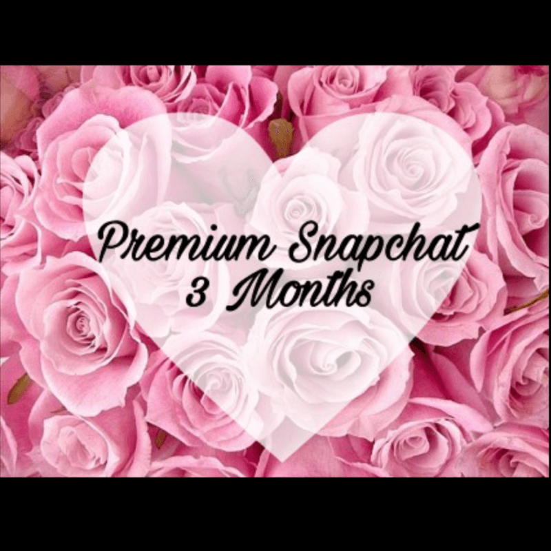 Premium Snapchat 3 Months