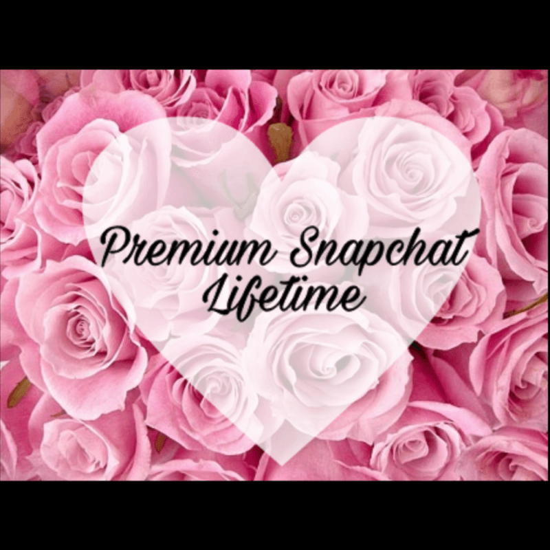 Lifetime Premium Snapchat