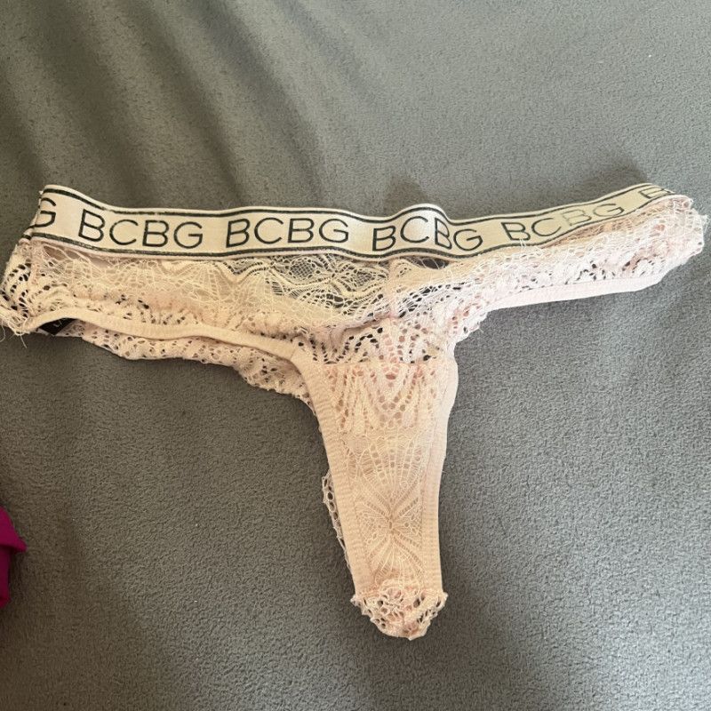 Lace Thong! Creamy or Squirt filled