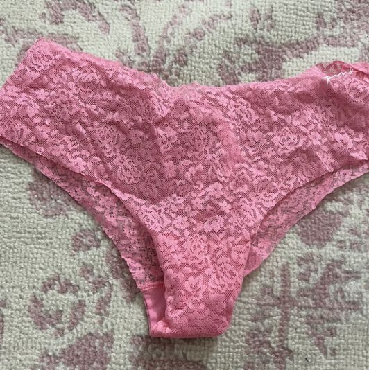 Pink Lace Floral Panty