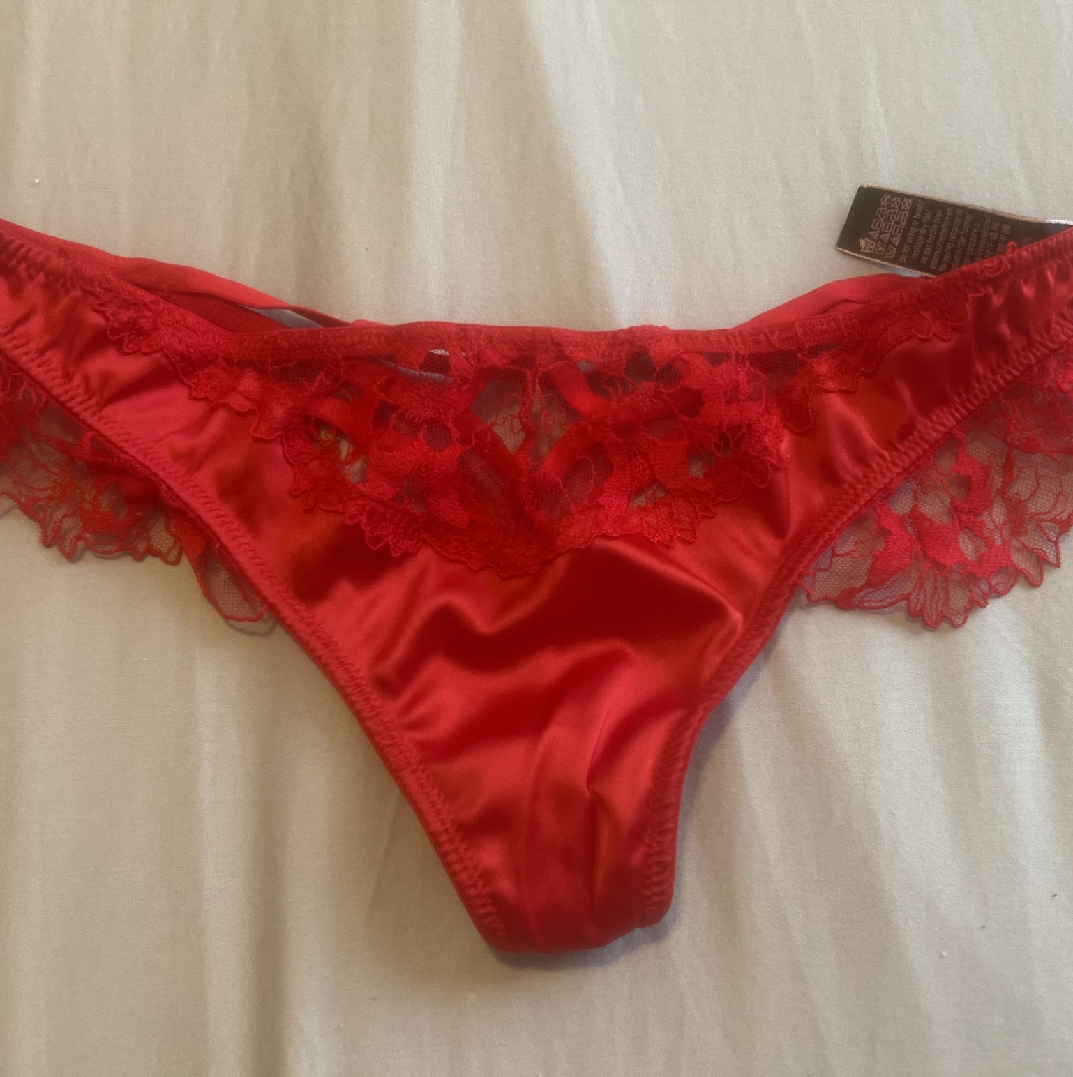 Red Victorias Secret Thong