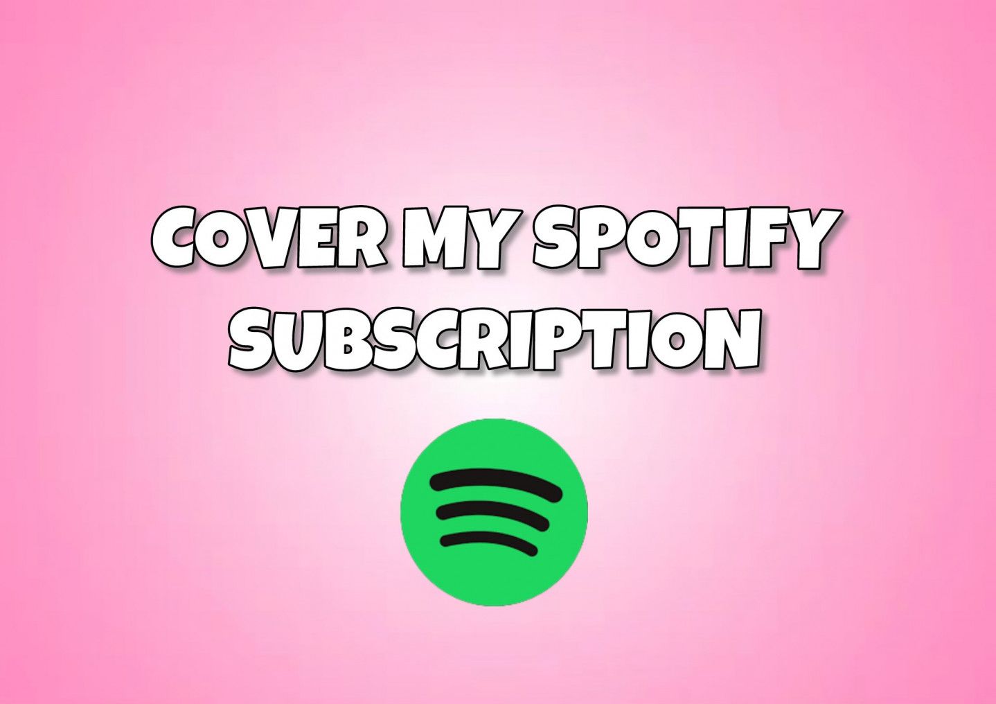 Cover My Spotify Subscription