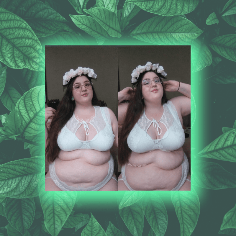 Photoset BBW Stella in Skimpy White Lace