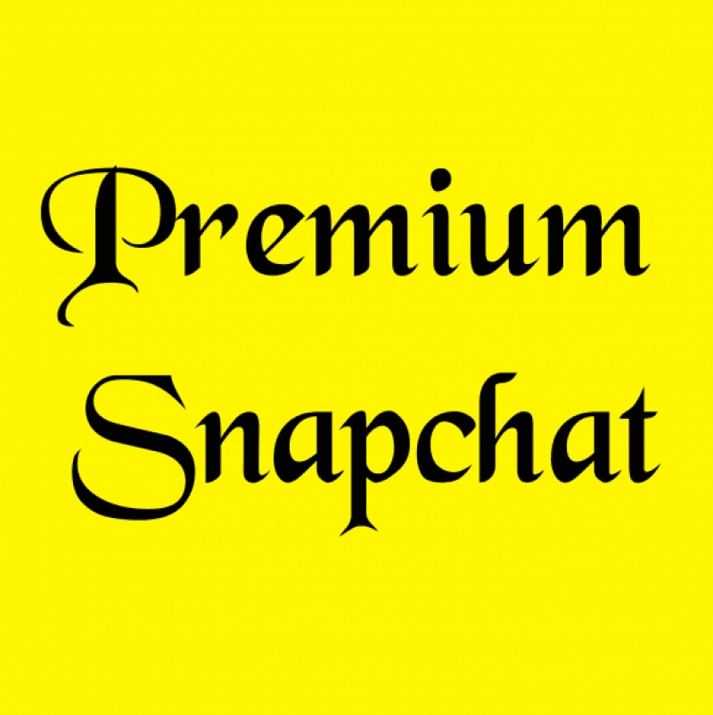 Premium snapchat  30 days