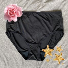 Black High Waisted Panties