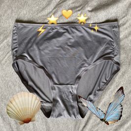 Gray High Waisted Panties