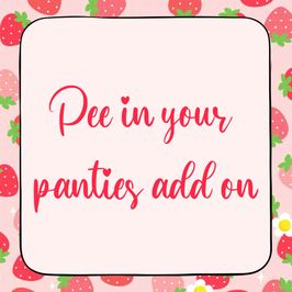 Pee in Panties Add On