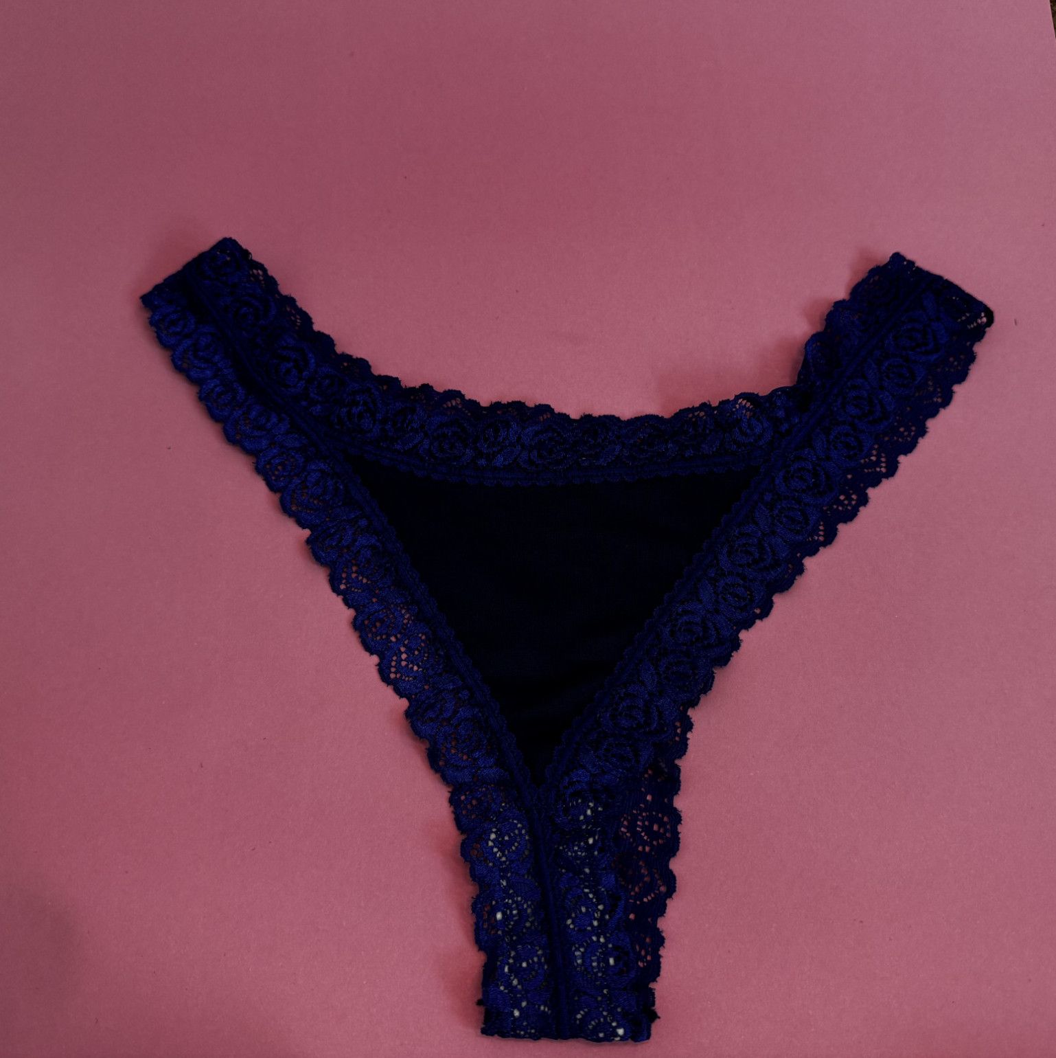 Dark Blue Thong