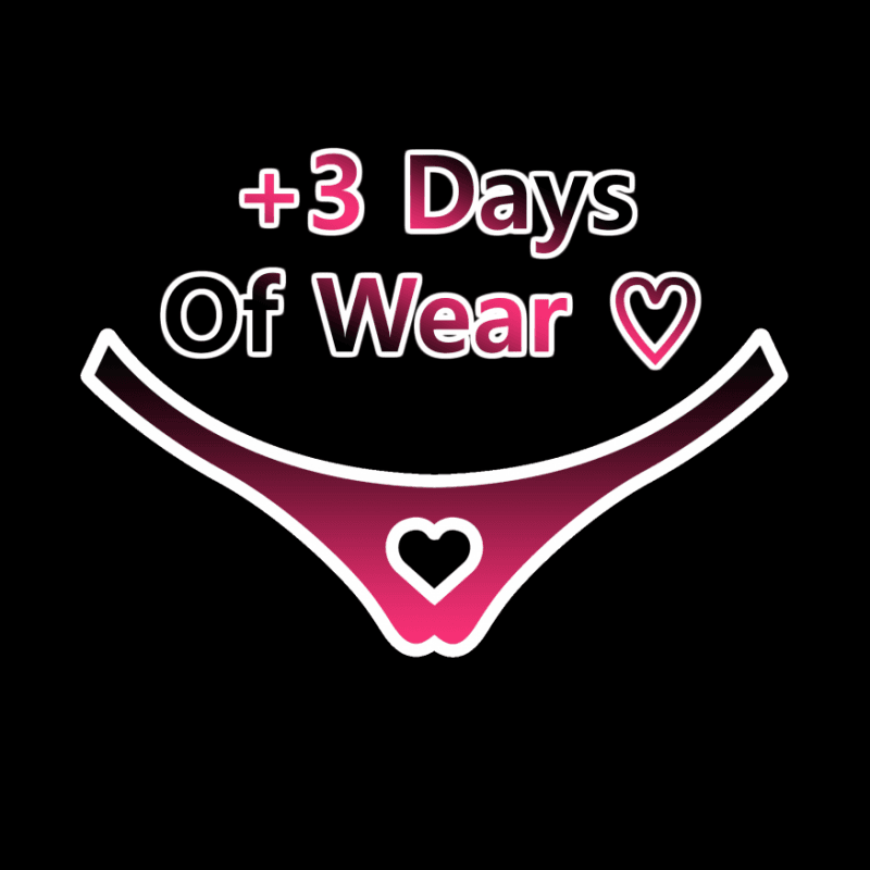 Add 3 Extra Days To Worn Panties