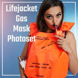 Lifejacket Gas Mask Photoset