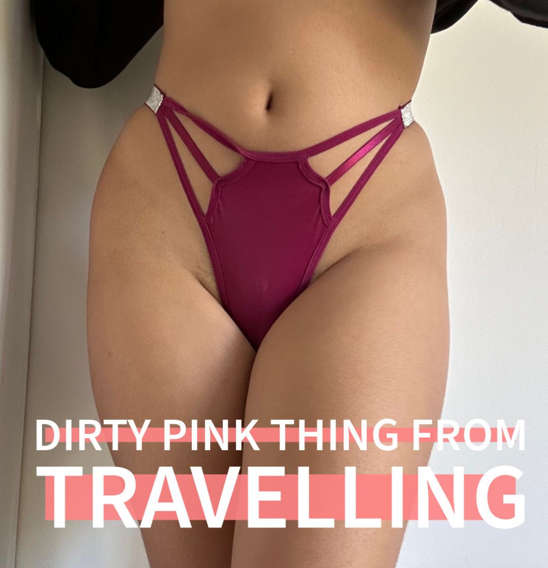 Dirty Pink Thong From Travelling