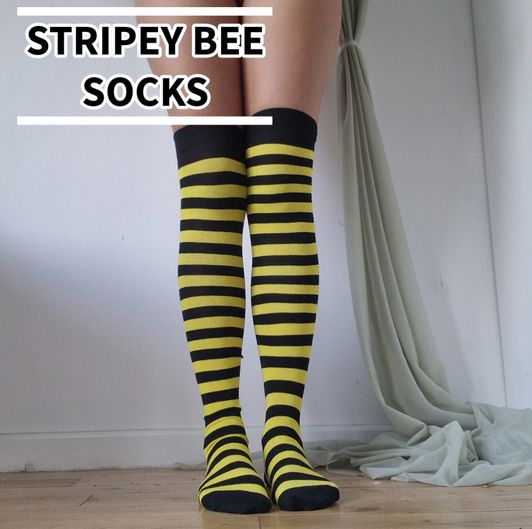 Stripey Bee Socks