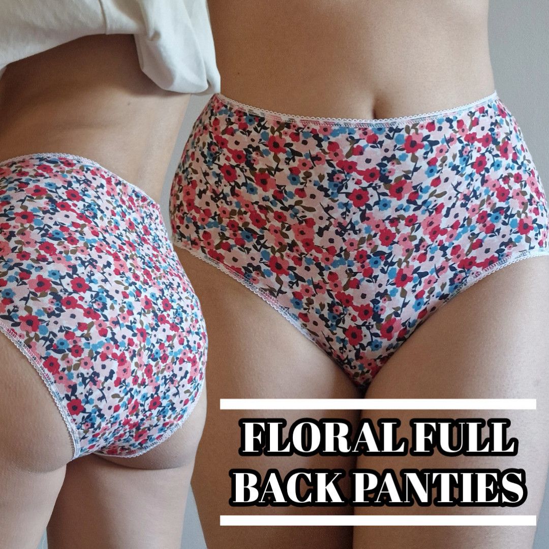 Floral Full Back Panties