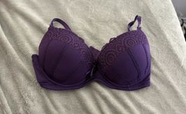 Purple pushup bra