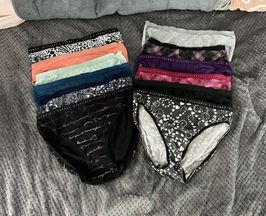 Set of 12 VS high legged granny panties