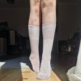 Cute under knee socks!