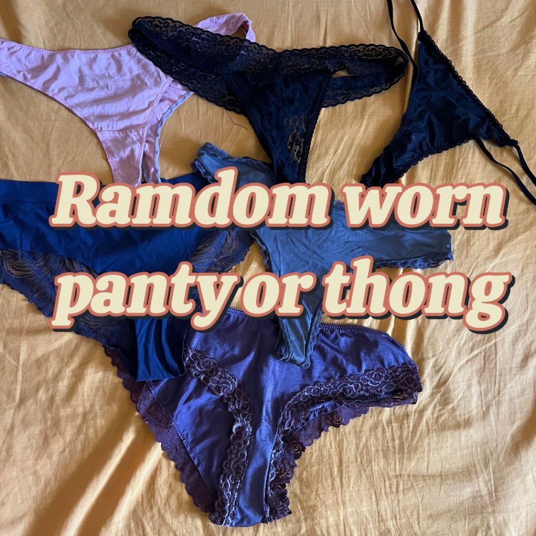 2 days worn panty or thong