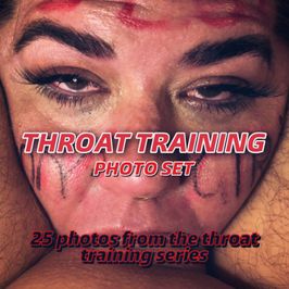 THROAT TRAINING PHOTO SET