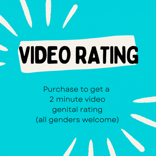 Two Minute Custom Video Rating of Your Genitals