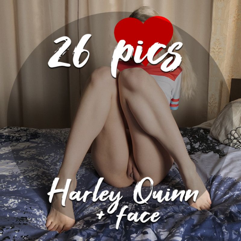 26 pics Harley Quinn with face