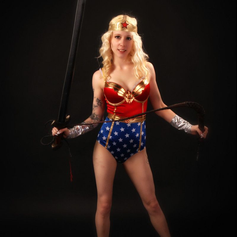 Blonde Wonder Woman Photo Set