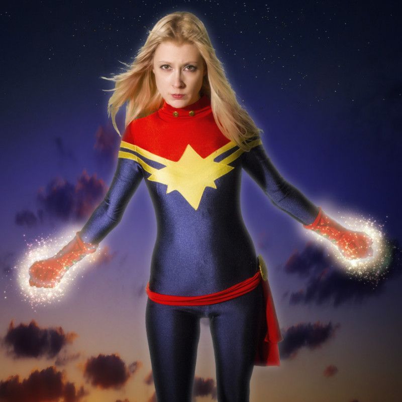 Captain Marvel LEWD Photo Set