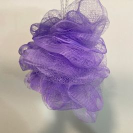 Used Purple Loofah