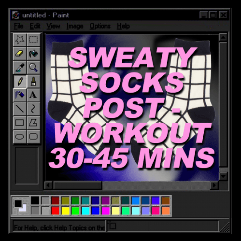 30 to 45 mins Workout Sweaty Socks