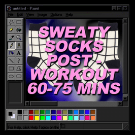 60 to 75 min Workout Sweaty Socks