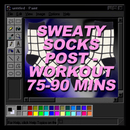 75 to 90 mins Workout Sweaty Socks