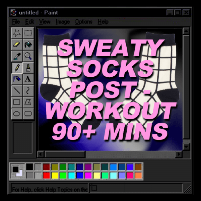 90plus mins Workout Sweaty Socks