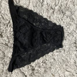 Black Tonga panties