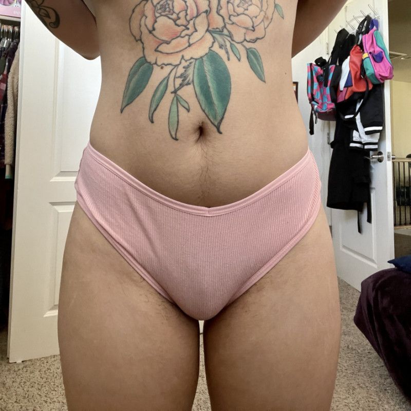 S Cotton Pink Cheeky Panties