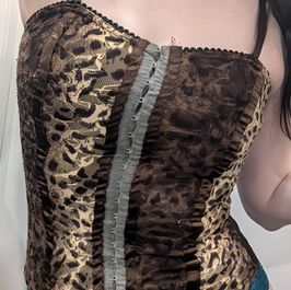 Leopard Print Lingerie Top