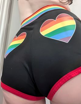 Rainbow Ass Boyshort Panties