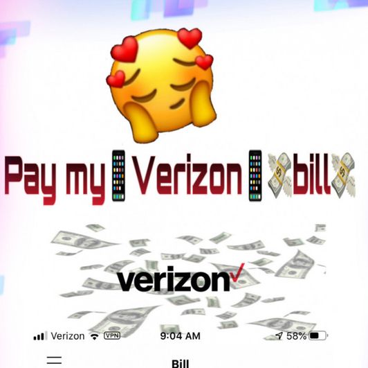 Pay my Monthly Verizon Bill