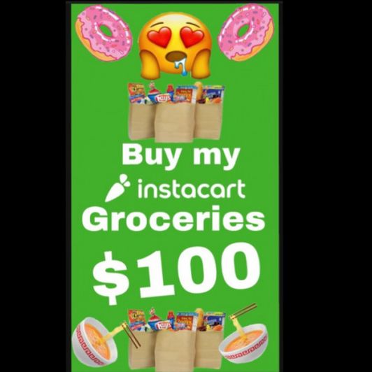 Buy My Instacart Groceries