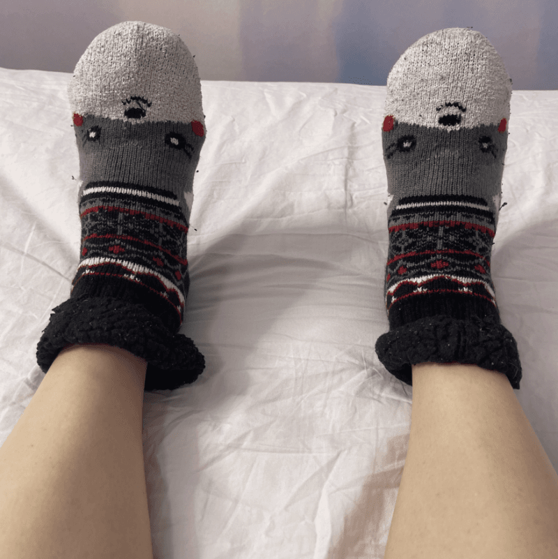 Favorite Fluffy Smile Socks