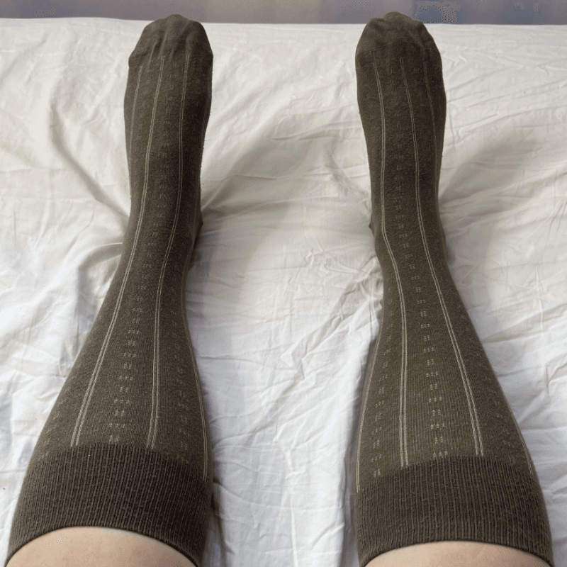 Soft Brown Dress Socks