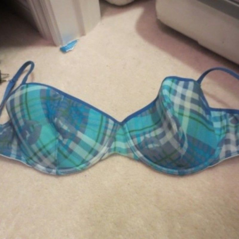 TAYLOR STEVENS SOFT CUP PLAID BRA