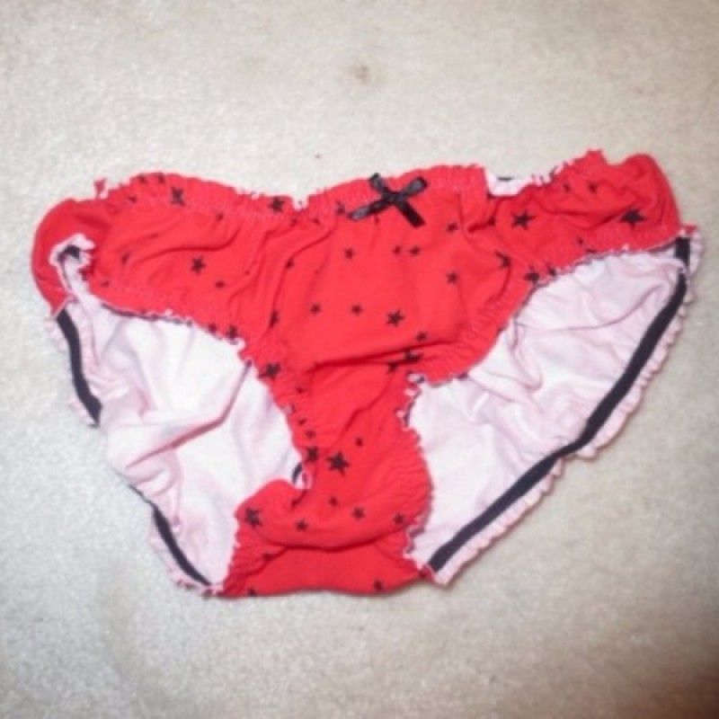 RED PANTIES WITH RED STARS