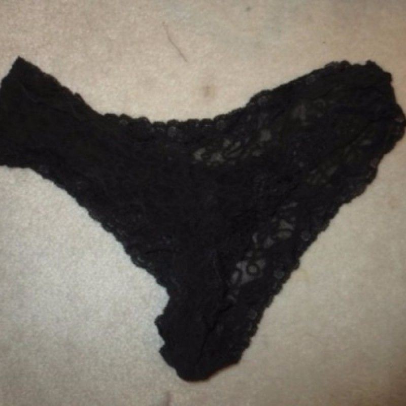 SCENTED SEXY BLACK LACE PANTIES