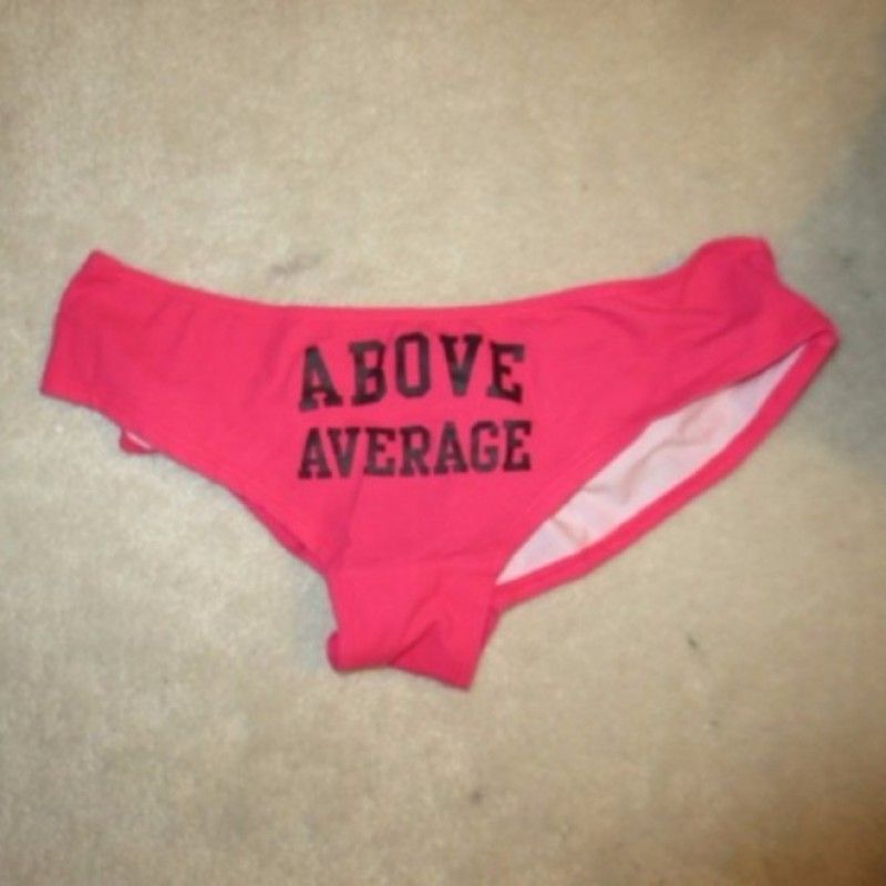 ABOVE AVERAGE PINK PANTIES