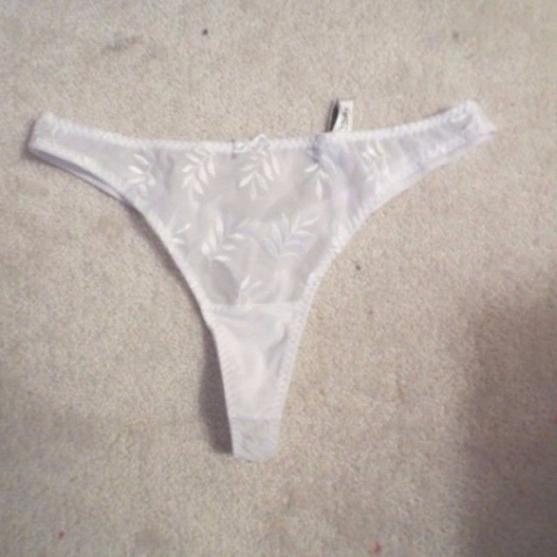 SHEER WHITE LACE PANTIES